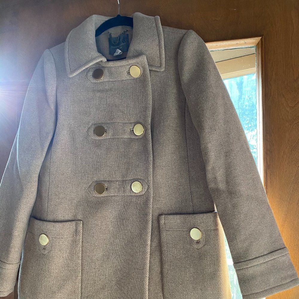 J. Crew Stadium Cloth Wool Coat, size 6